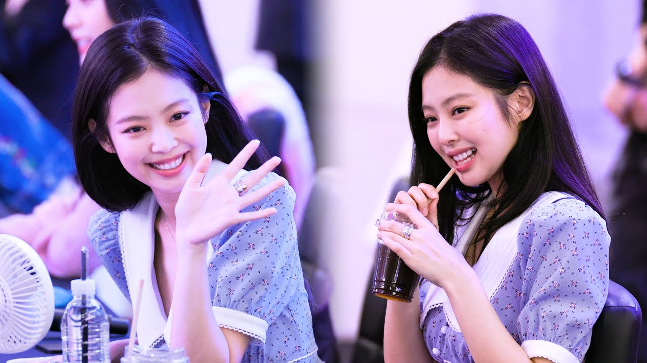 220925 제니 JENNIE 블랙핑크 BLACKPINK 8K 직캠 @여의도 IFC몰 BORN PINK 팬사인회 by DaftTaengk