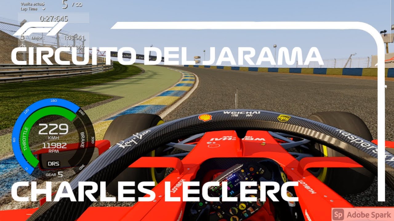 ¿CÓMO SERÍA LA FORMULA 1 ACTUAL EN EL JARAMA? | LECLERC ONBOARD F1 2020