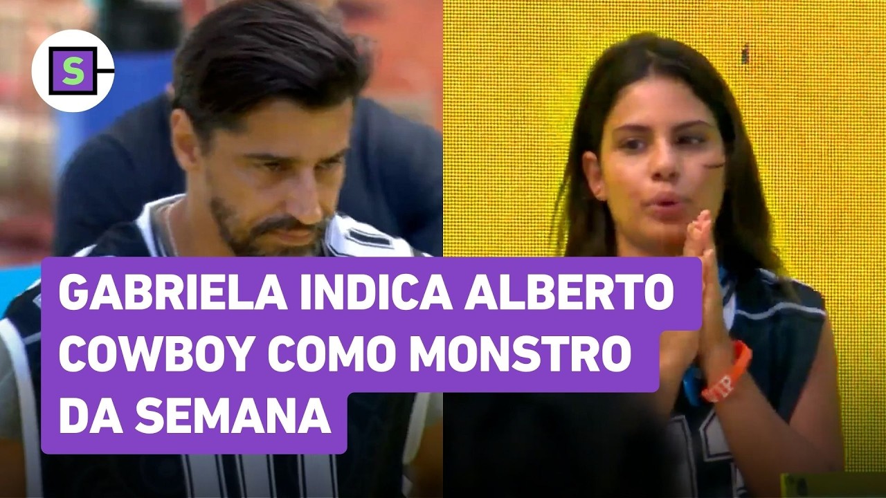 BBB26: Anjo Gabriela indica Alberto Cowboy para o Castigo do Monstro; 'Disse que sou fraca'