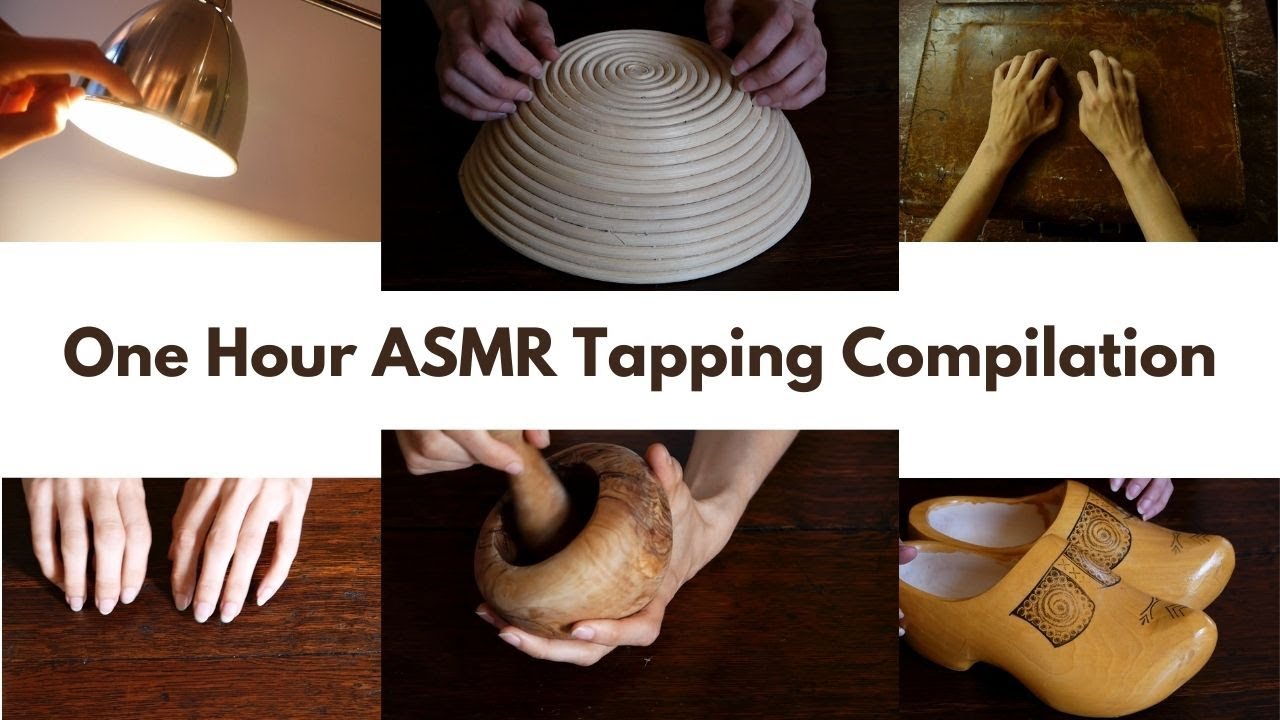 ASMR One Hour Binaural Compilation of Tapping!