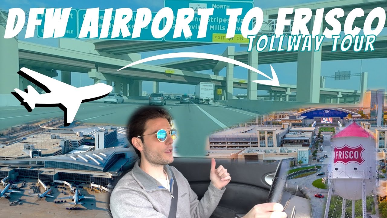 DFW Airport to Frisco, TX | Tollways Explained | Driving Tour