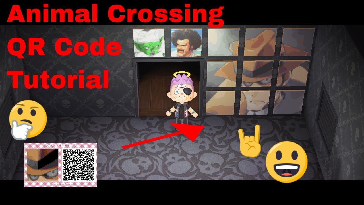 ANIMAL CROSSING - QR CODES CUSTOM WALLPAPER