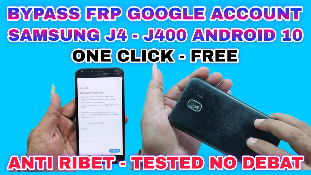 CARA MUDAH HAPUS AKUN GOOGLE SAMSUNG J4 TERBARU || BYPASS FRP GOOGLE ACCOUNT SAMSUNG J4 J400 LATEST
