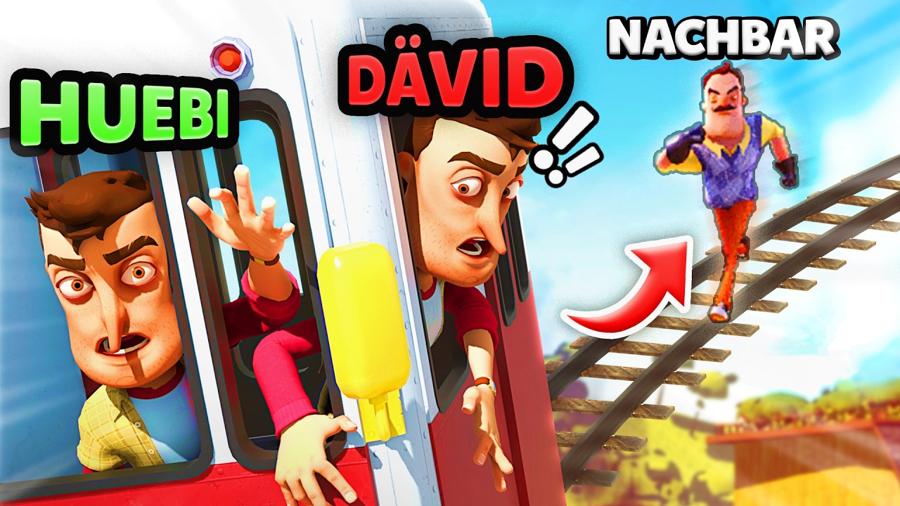 Die VERRÜCKTESTE Flucht im Hello Neighbor Multiplayer!