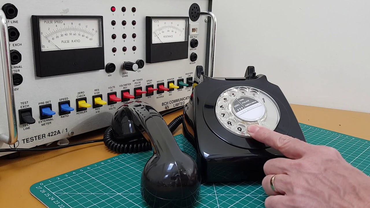 Old Pulse Dialling Telephones vs Push Button Tone dialling phones