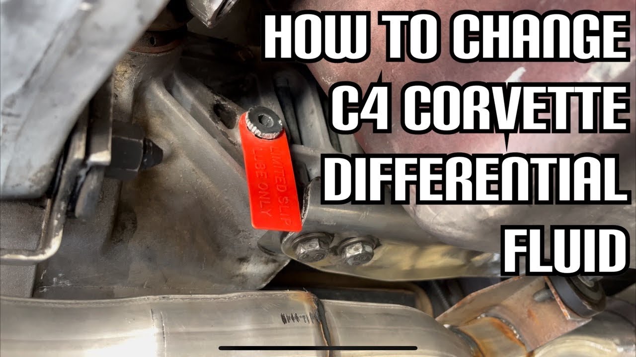 Как заменить дифференциальную жидкость Corvette C4