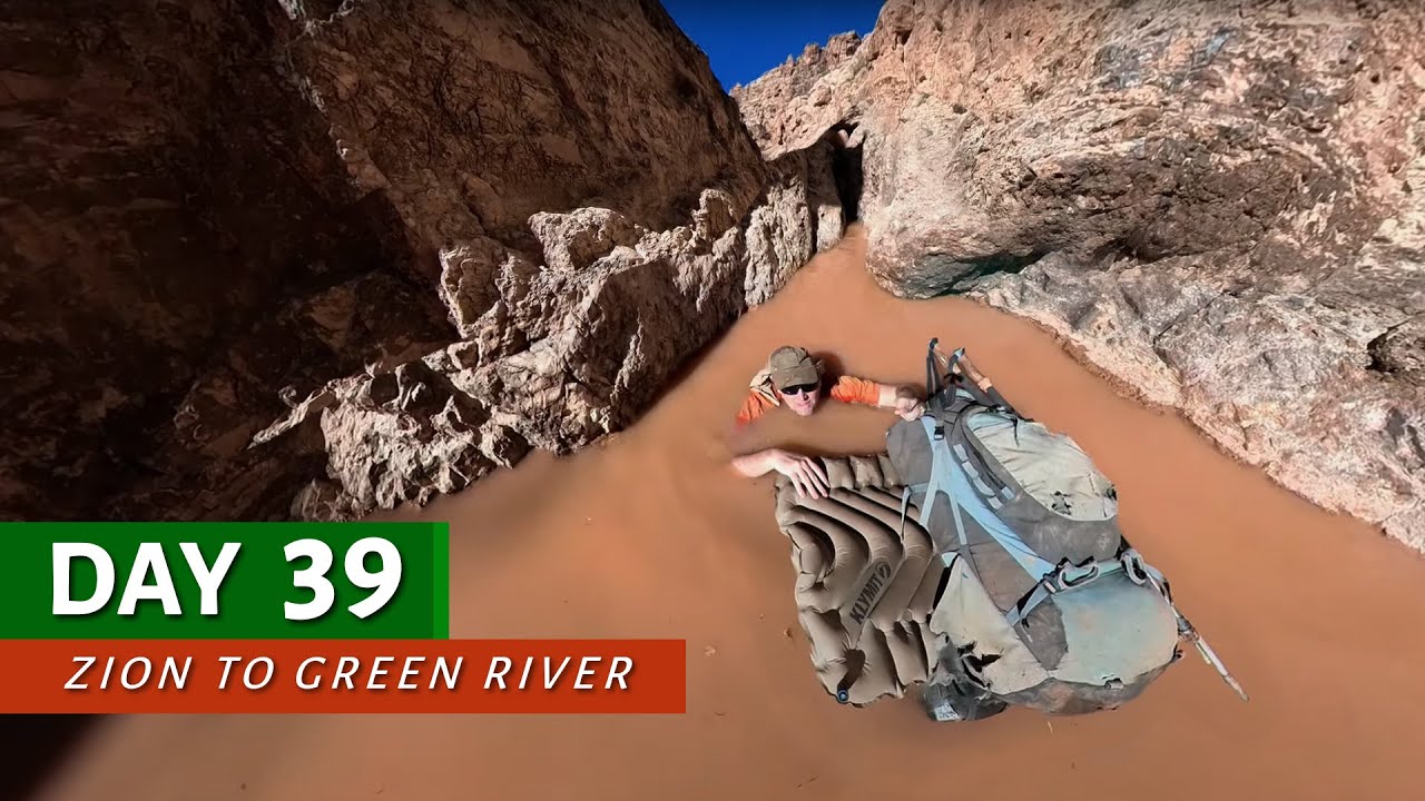 DAY 39: a BAD day in Eardley Canyon | Zion to Green River Hike VLOG