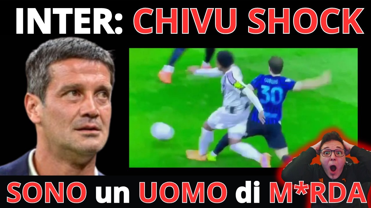 JUVENTU: 😱INTER che VERGOGNA 🚨 CHIVU confessa 