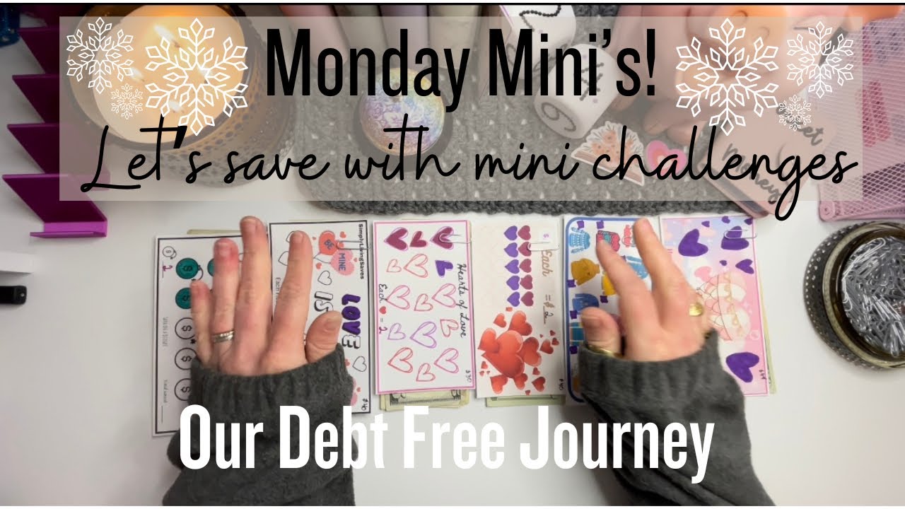 MONDAY MINI SAVINGS CHALLENGES | PAYING OFF DEBT WITH SAVINGS CHALLENGES | #debtfreejourney