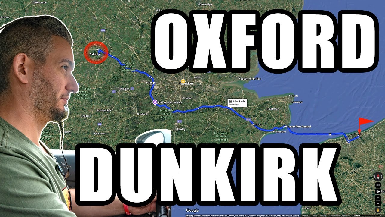 UK to France by ferry ⛴️ Oxford – Dunkirk Road Trip 🚙