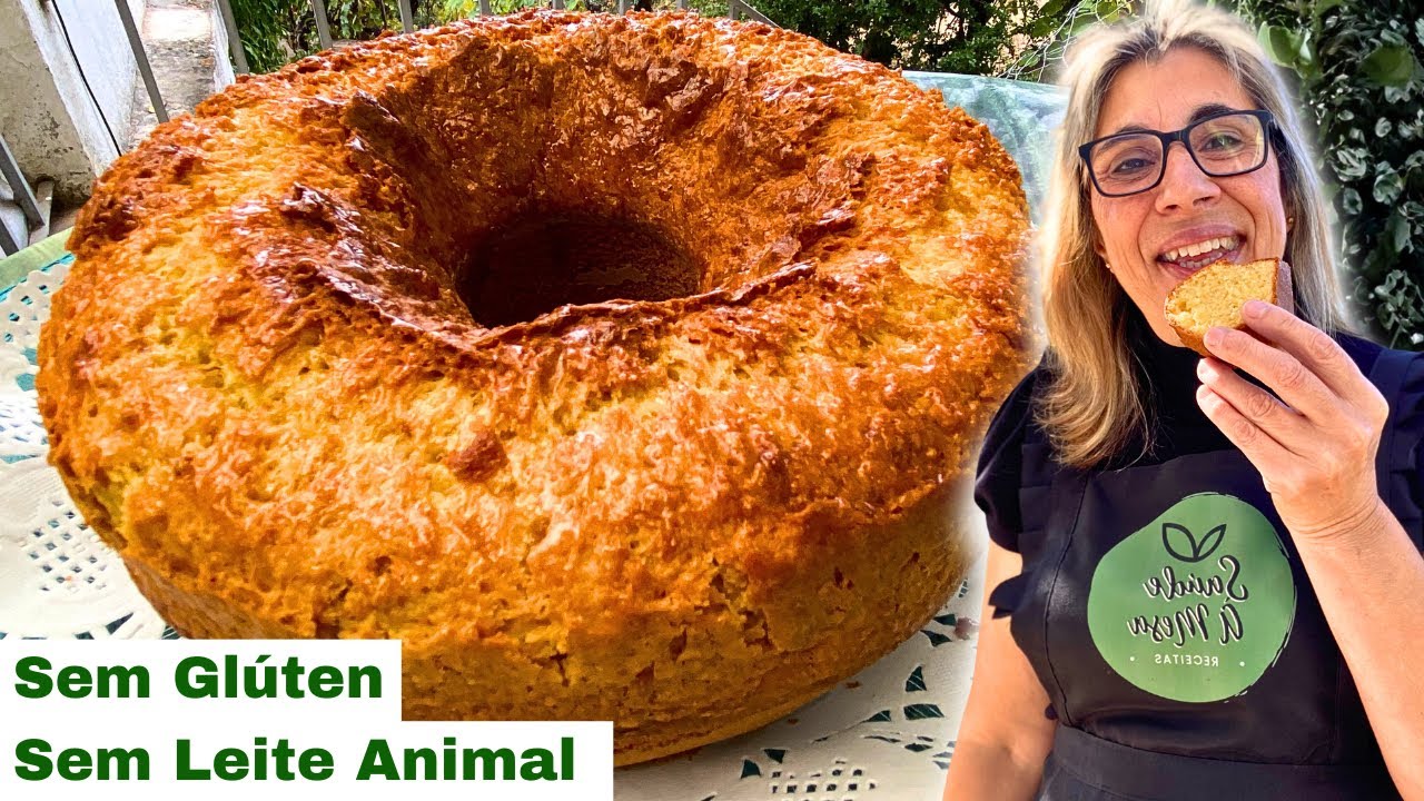 Bolo de Côco que Dura DIAS Sem ficar Seco! SEM GLÚTEN e SEM Leite Animal