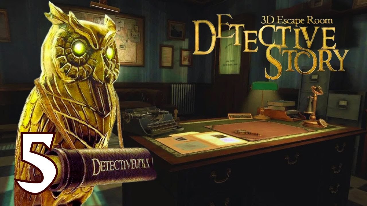 3D Escape Room: Detective Story Level 5 – Solve Every Puzzle 🔴