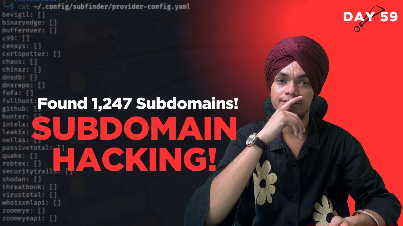 Find Hidden Subdomains Using Subfinder (Full Guide) | #100daychallenge #Encrypticle