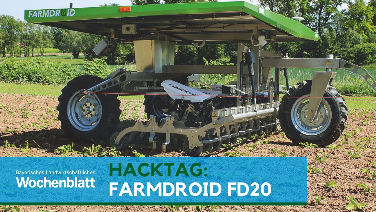 Feldroboter: Farmdroid FD20 | Landtechnik | Digital Farming | Smart Farming