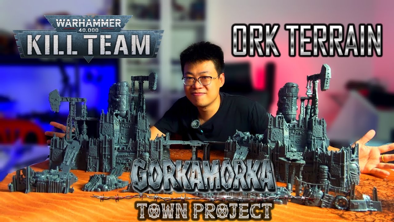 Warhammer 40000 Kill Team Ork Terrain | Gorkamorka Town Project | Killzone Octarius | Wip Hobbies