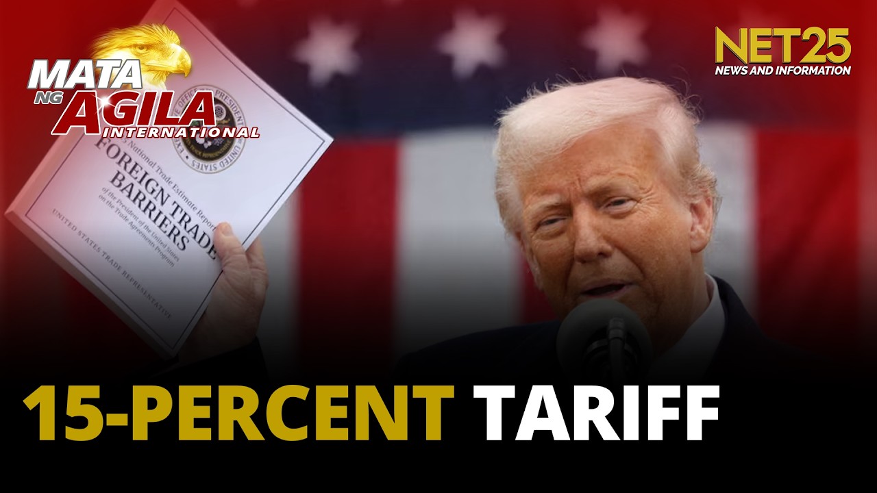 Bagong global tariff, itinaas sa 15% ni Trump