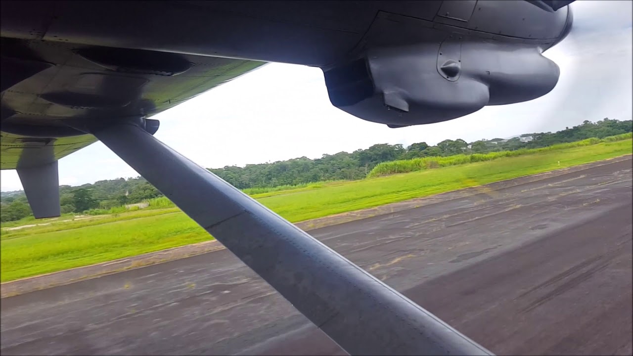IAI Arava, Despegue Aeropuerto de Ilopango Onboard
