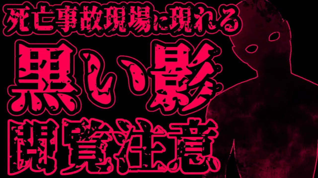【怖い話】注意喚起！何度もﾀﾋ亡事故が起こる場所に現れる謎の黒い影がヤバすぎるから気をつけろ！マジ気持ち悪すぎた。【閲覧注意】