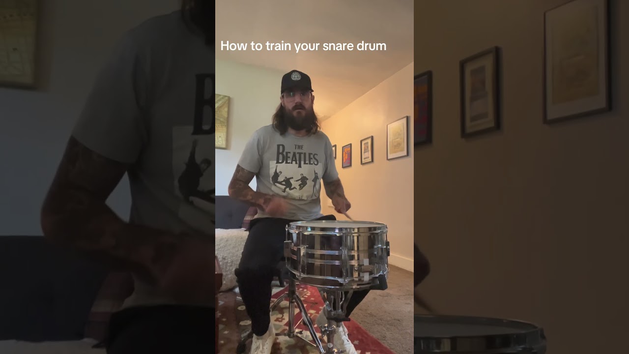 How to train your snare drum #drums #drummer #snaredrummer