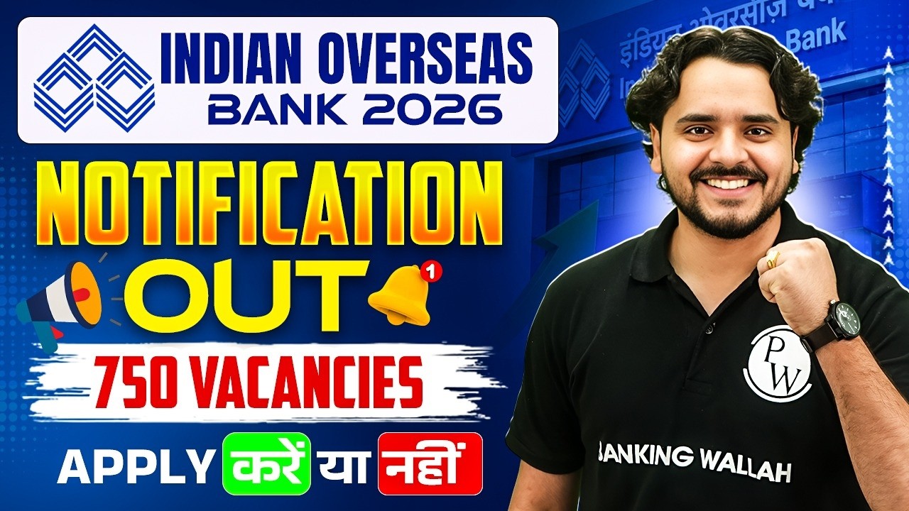 IOB Apprentice 2026 Notification | Indian Overseas Bank Recruitment 2026 | Complete Details