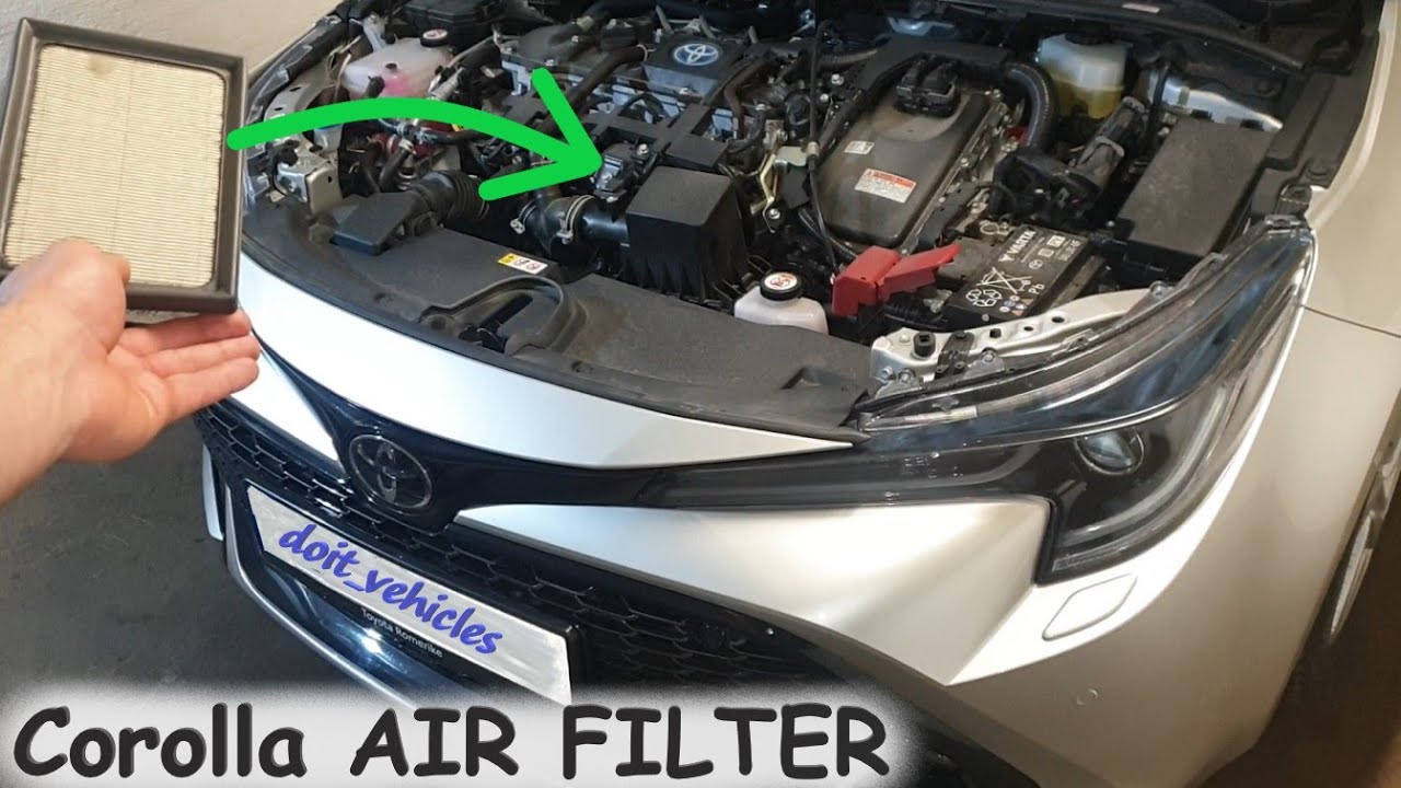 Toyota Corolla Hybrid 1.8 AIR FILTER change