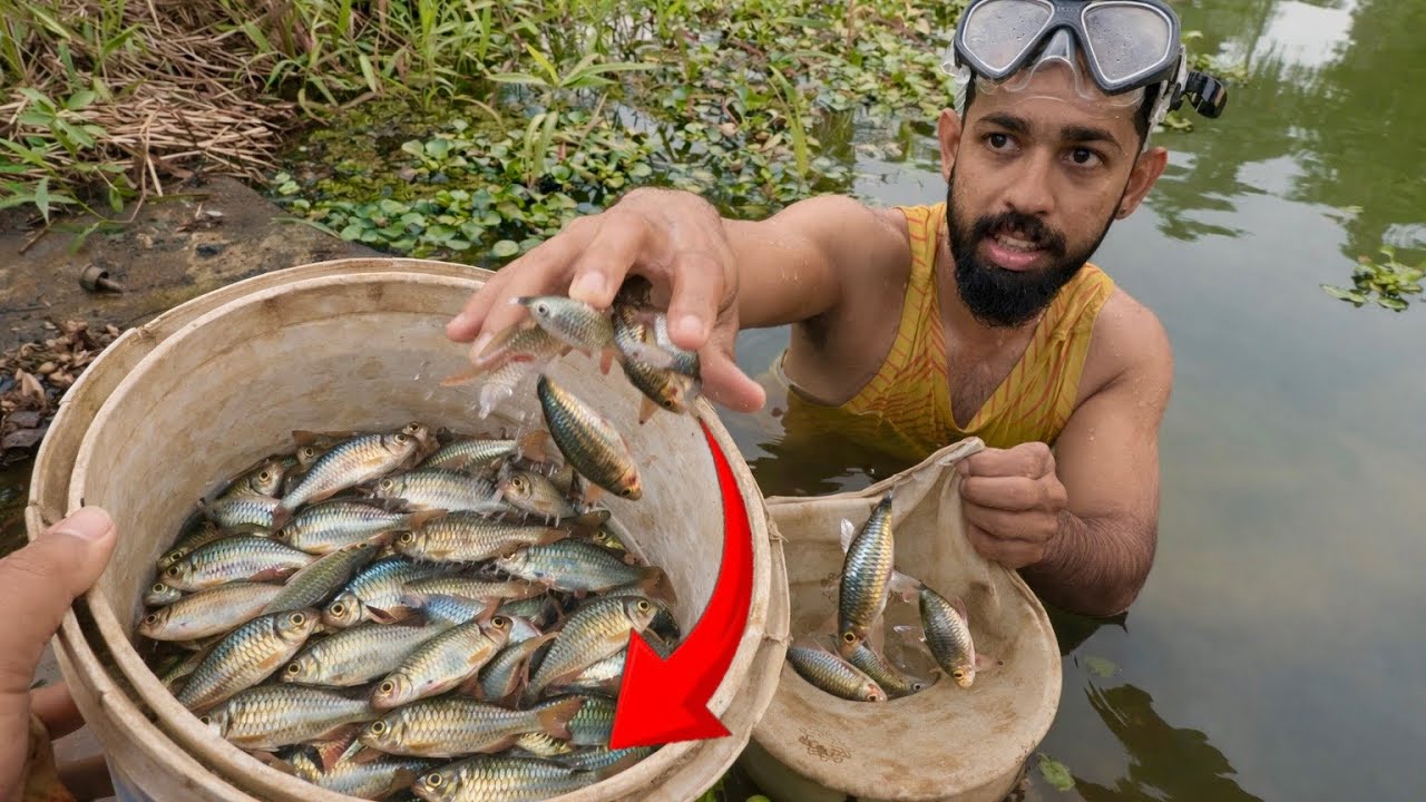 🔥 ദേ.. Simple ആയി.. ഇഷ്ടം പോലെ മീൻ പിടിക്കാം.. | Kerala traditional fishing using TRAP 