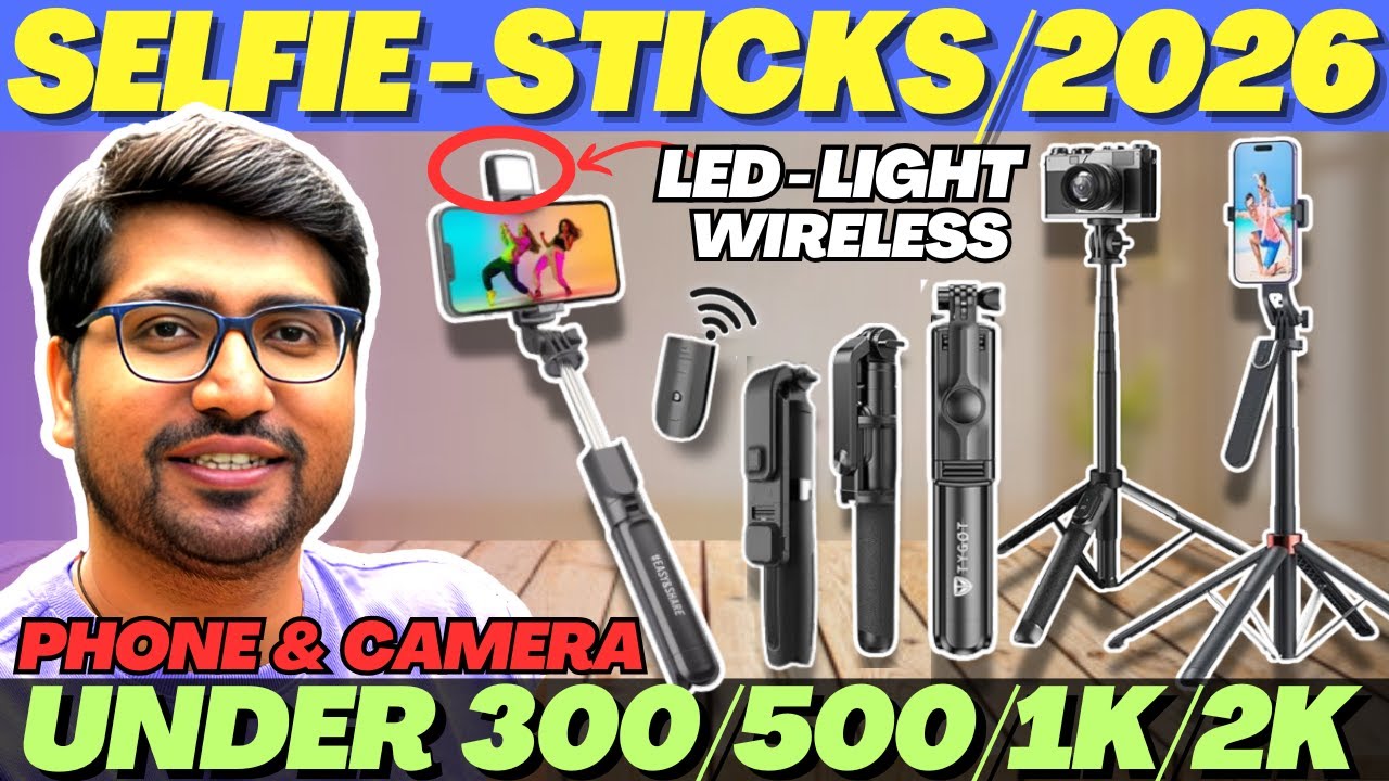Top 3🔥Best Selfie Stick In India 2025🔥Best Selfie Stick Tripod🔥Best Selfie Stick For Vlogging🔥