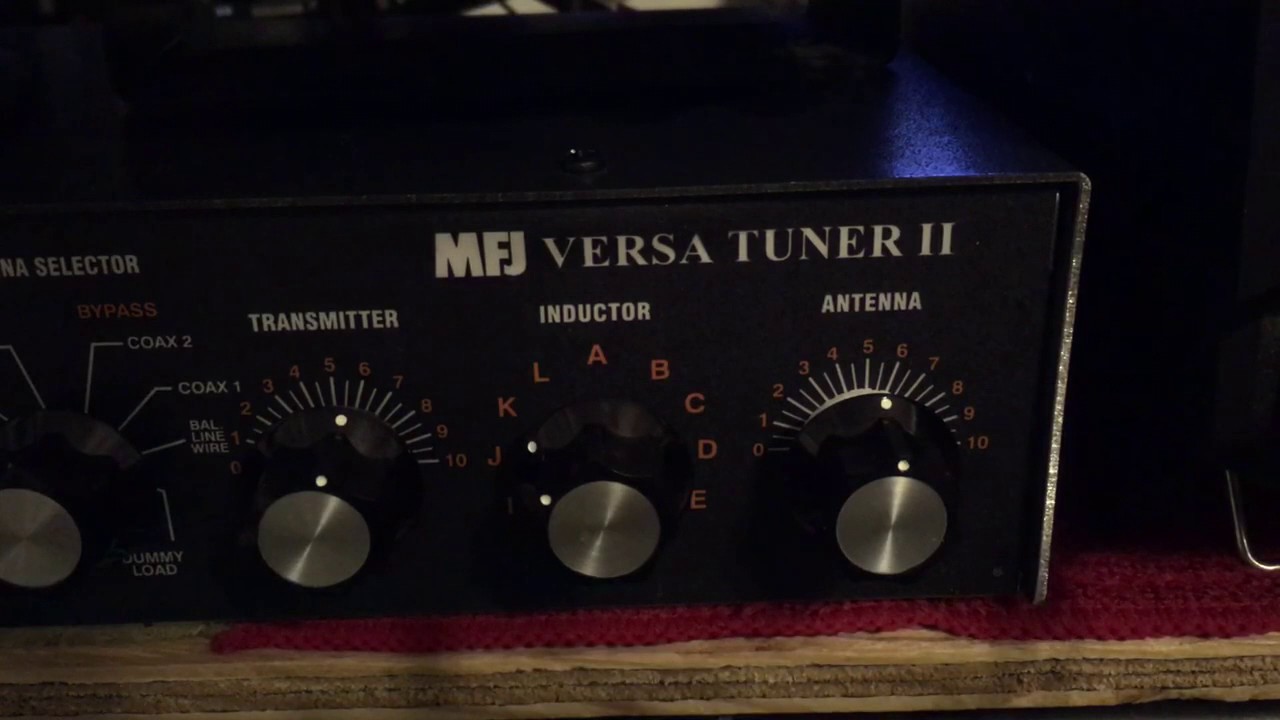 Using a manual antenna tuner mfj-941e