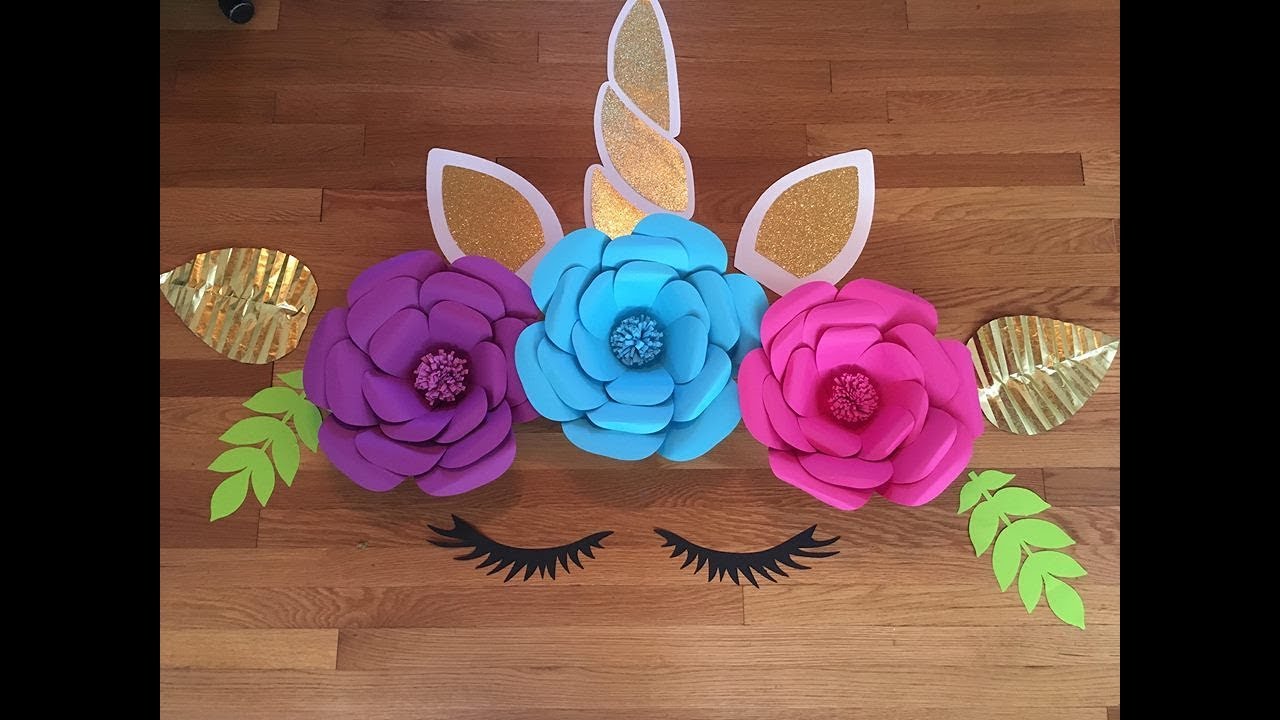UNICORN PAPER FLOWER
