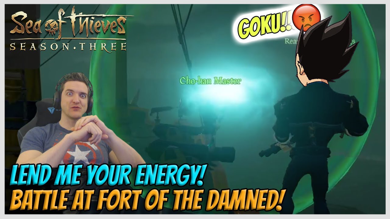 Napon becomes Goku! Multiple Ship Battle at FOTD! - Sea of Thieves PVP!