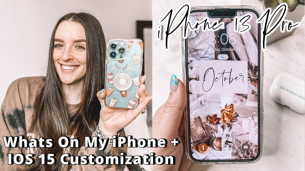 How I customized my iPhone 13 Pro + What’s On My Iphone *IOS 15*