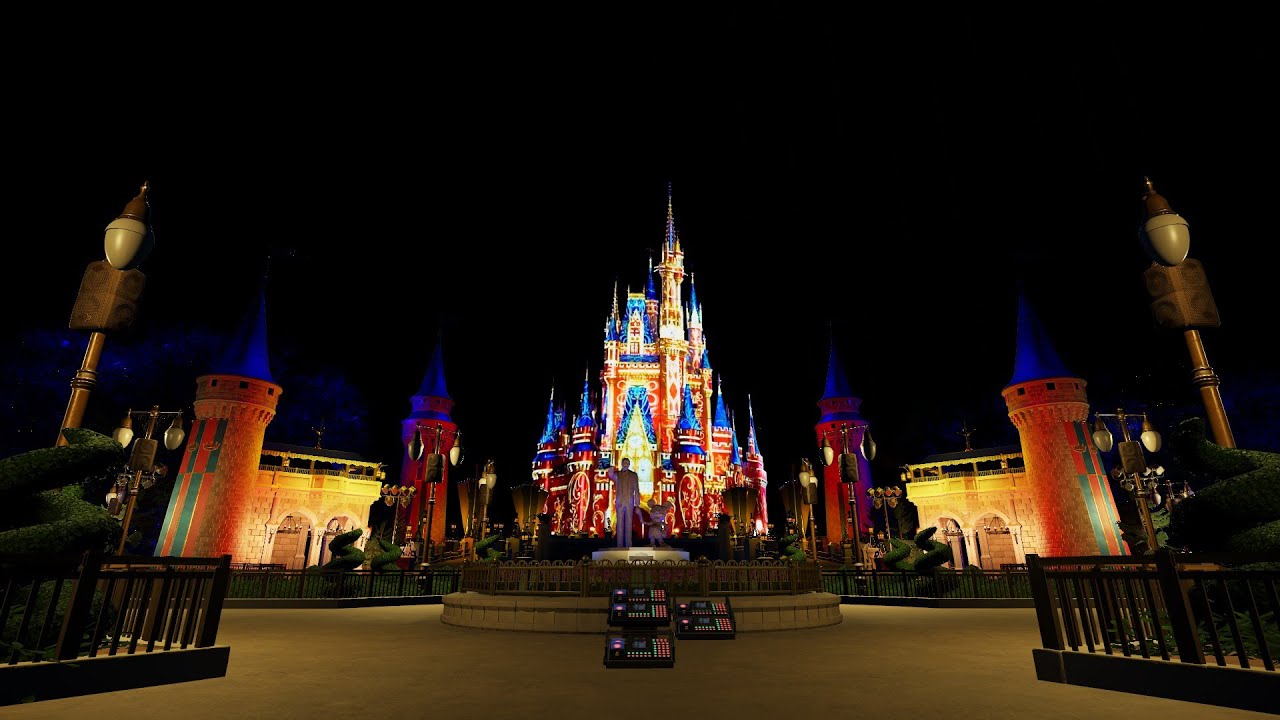 Happily Ever After | Planet Coaster | FULL lighting test (read description)