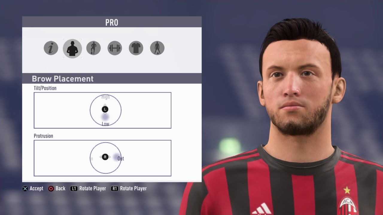 Fifa18-Pro club look alike Hakan Calhanoglu