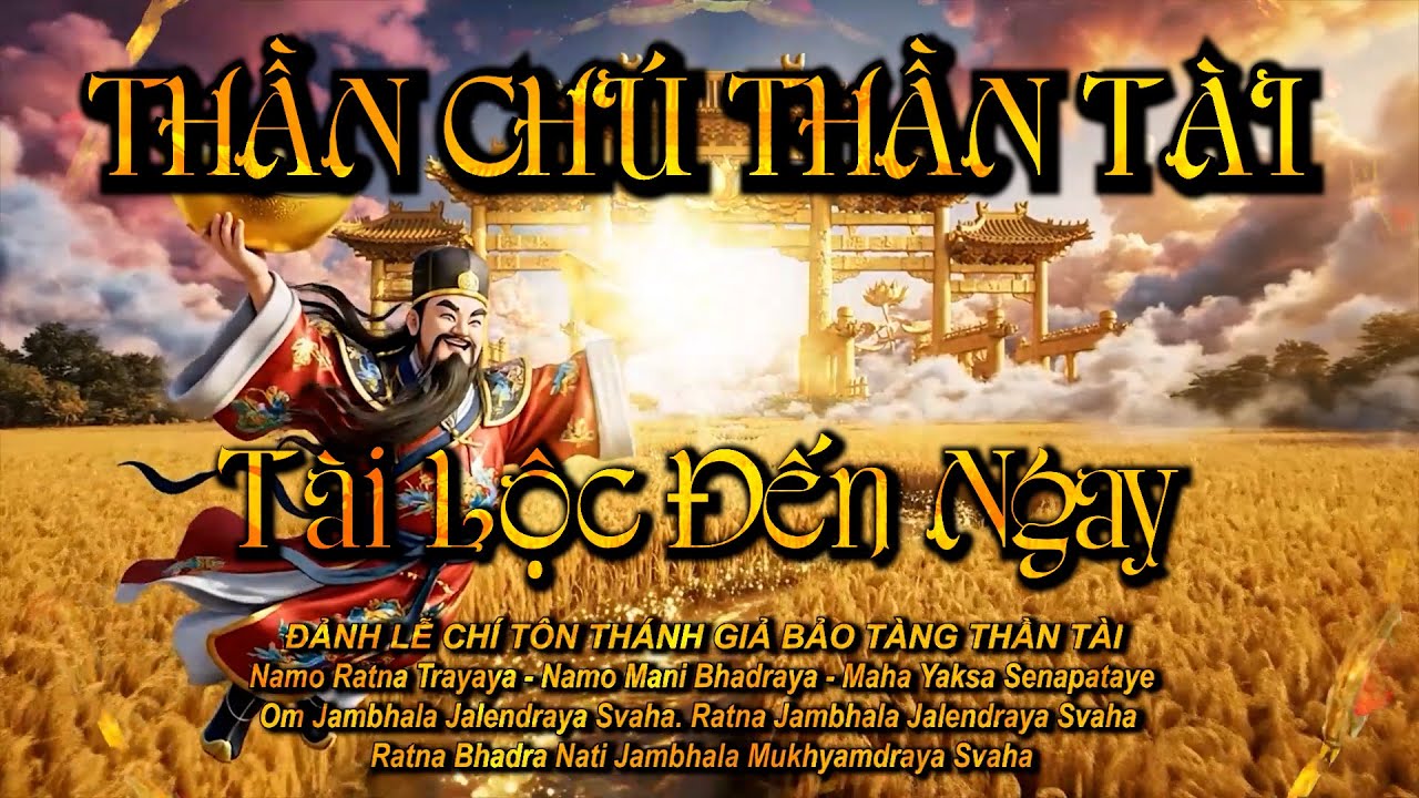 Nhạc Thiền Thần Chú Hoàng Thần Tài - Giúp tăng trưởng may mắn, tài lộc thịnh vượng 368mantra