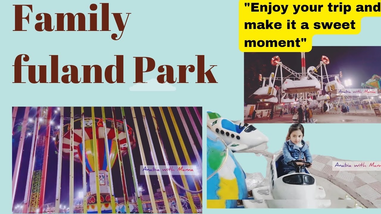 Family fun land park peshawar | vlog by #Anabiawithmama |