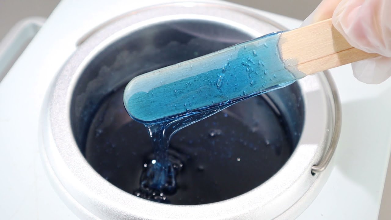 Waxness Spa Choice Hypoallergenic Base No Rosin Hard Wax Beads Blue Gel with Marime Salts