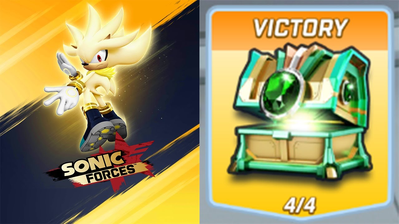 Sonic Forces Mobile — Откройте сундук с изумрудами. Битва всех претендентов: Infinite, Mephiles, ...