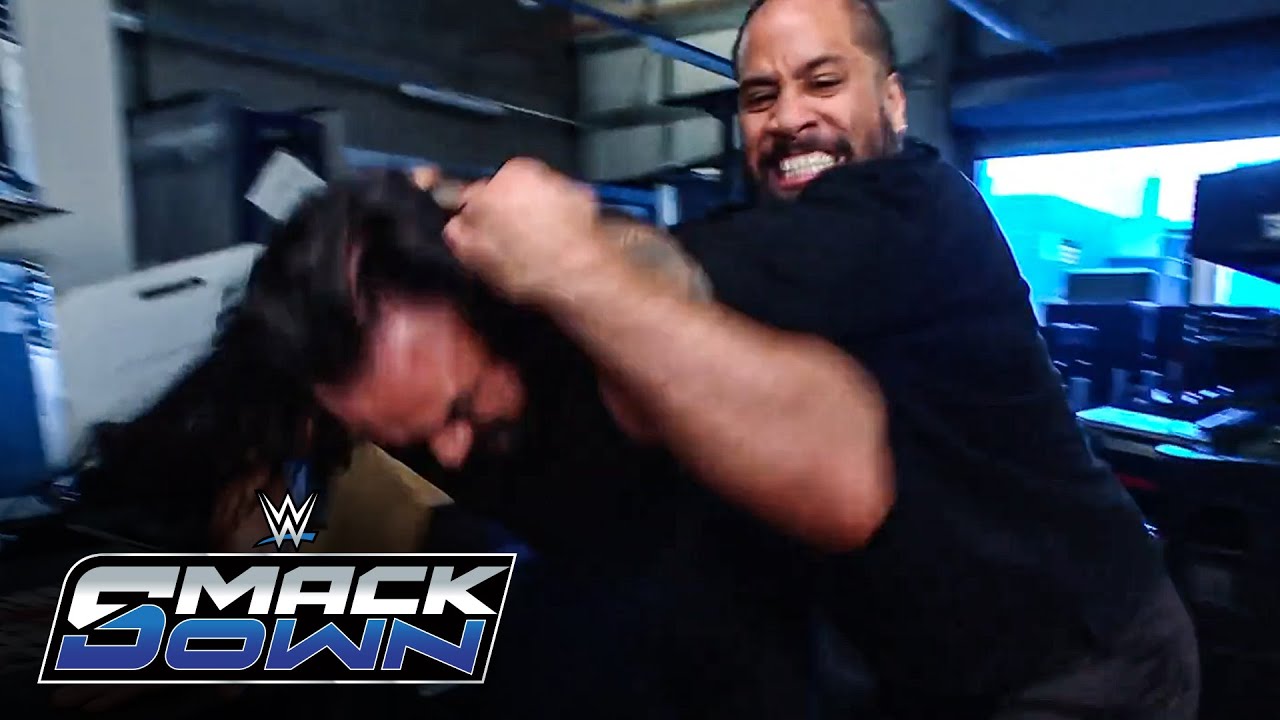 Джимми Усо дерётся с Дрю Макинтайром за кулисами: лучшие моменты SmackDown, 24 октября 2025 г.