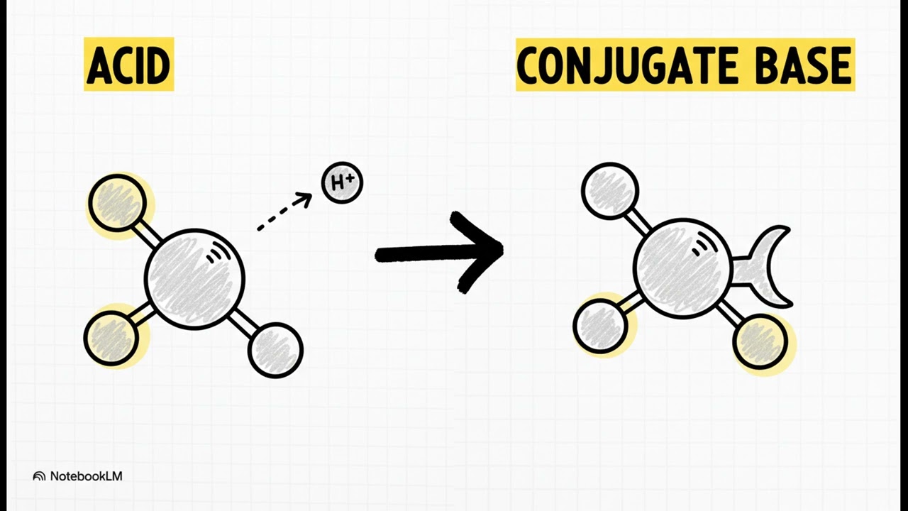 أخيراً.. فهم التفاعلات حمض - قاعدة بذكاء! ⚗️ (ملخص شامل بتقنية AI)