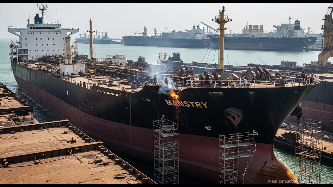 Inside a Shipbreaking Yard | How Ocean Giants Are Dismantled complete process