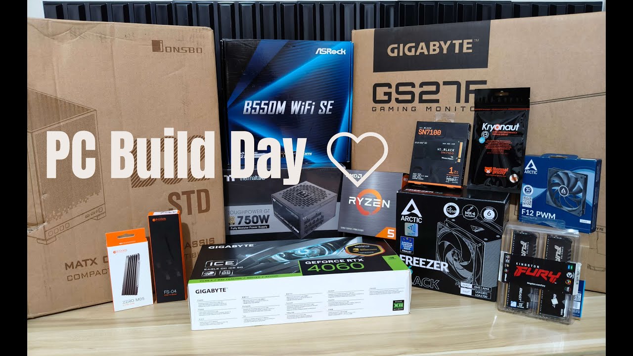 Life Diary 01 | Building Our New Gaming PC at Home (No Talking Vlog)