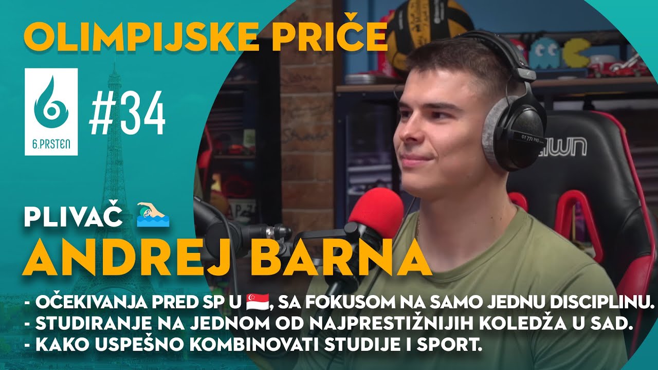 6. prsten #34 | Andrej Barna | Najbrži sprski plivač svih vremena | Studirao sa Lamarom Džeksonom