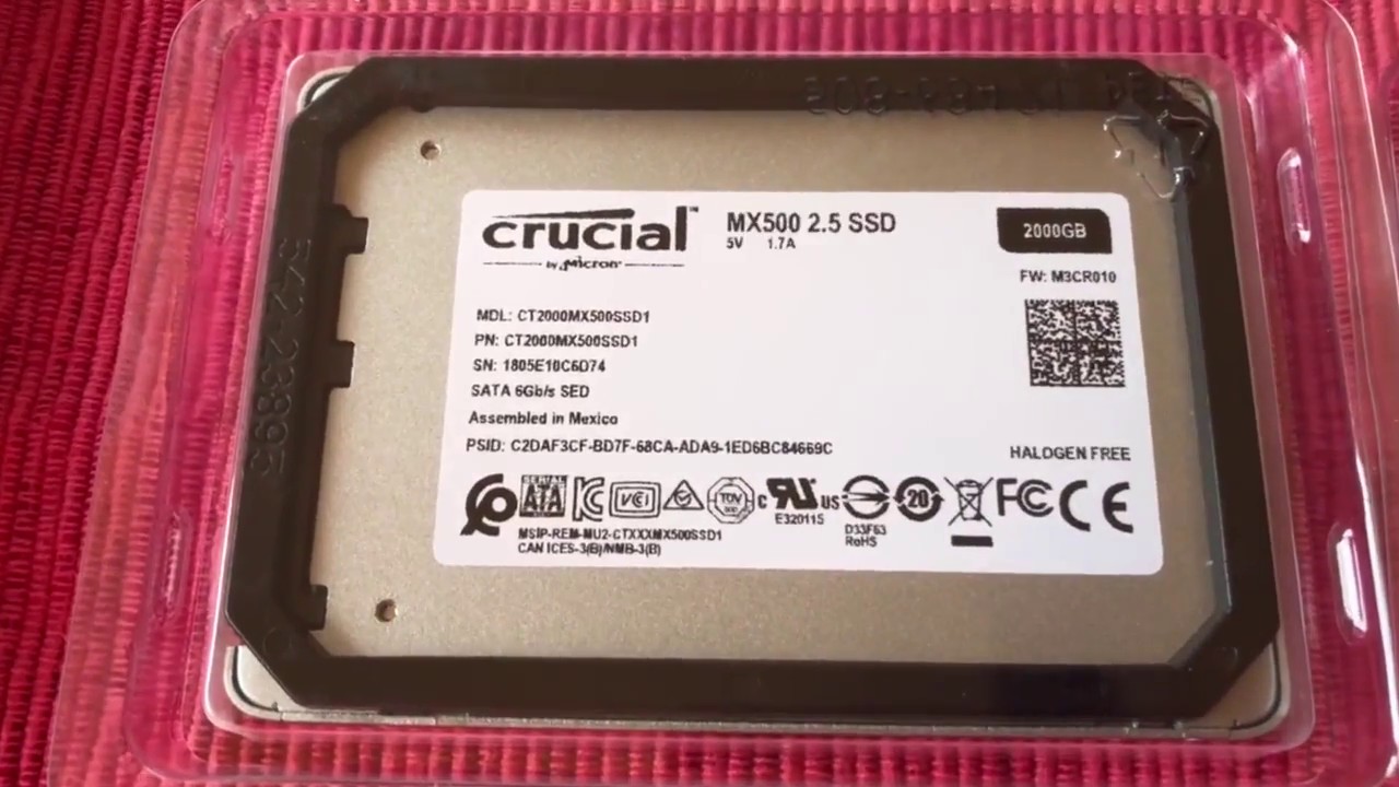 Beware: FAKE Crucial MX500 SSD