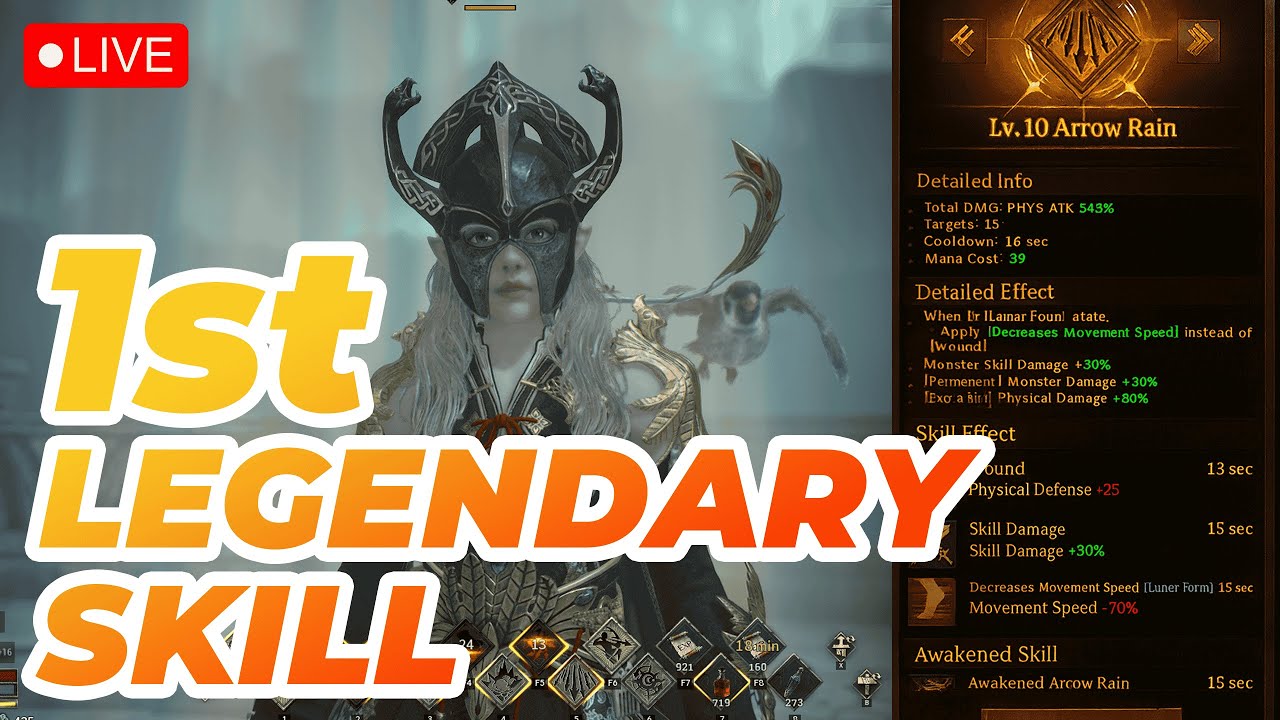 🛑 [LIVE] Server Battle vs 230k GP - 1st Legendary Skill #LegendofYmir