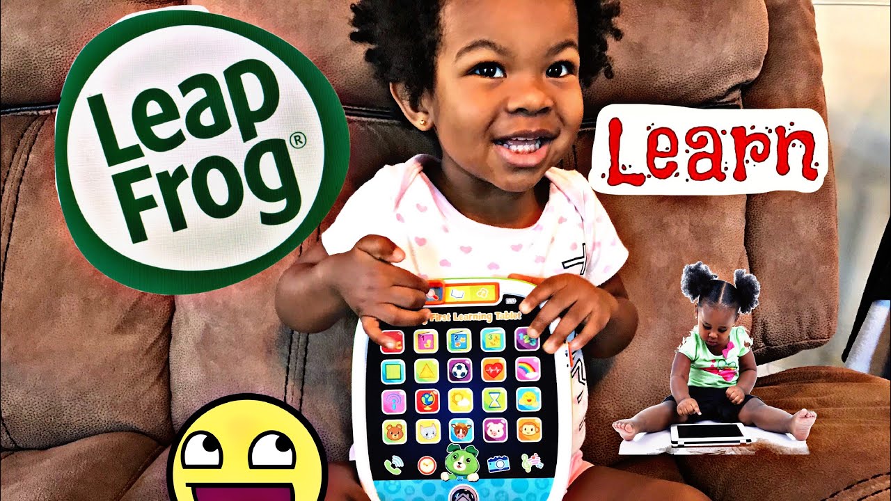 JLove Plays with and Reviews Vtech Leapfrog My First Learning Tablet!!