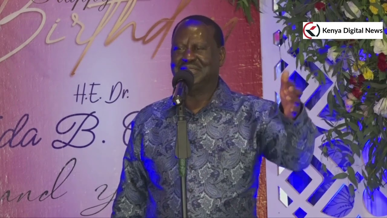 LISTEN TO RAILA'S MESSAGE TO IDA ODINGA DURING HER 73RD BIRTHDAY!!