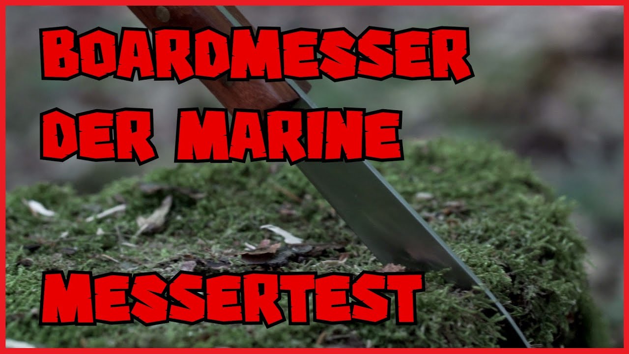 Was kann das Boardmesser der Marine ? - Messer Test