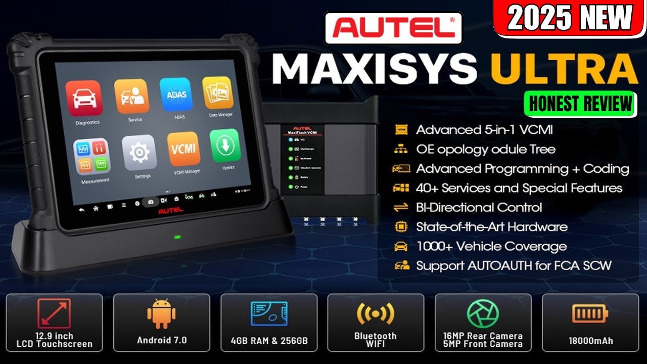 Autel MaxiSYS Ultra Scanner 2025: Honest Review & Must-Know Features!