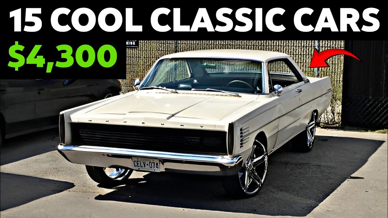 Elegans Daily Driver: 15 Classic Cars For Sale Under $10,000