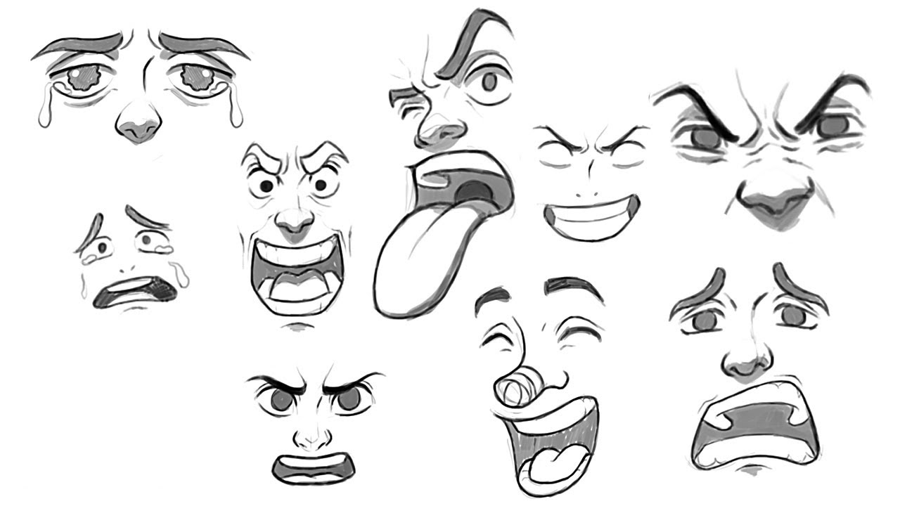 3 Dicas de Como Desenhar Expressões Faciais | parte teórica #1